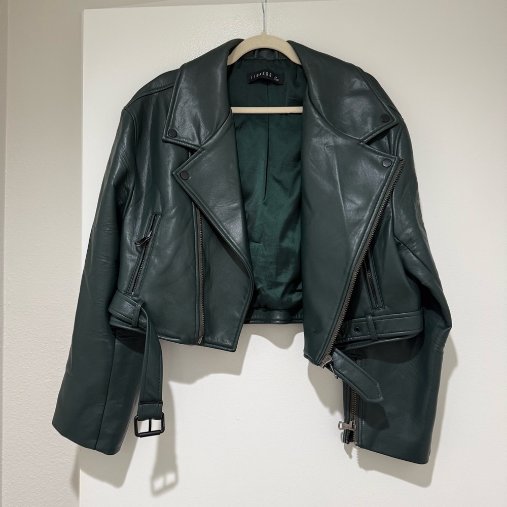 Lioness faux Leather Jacket